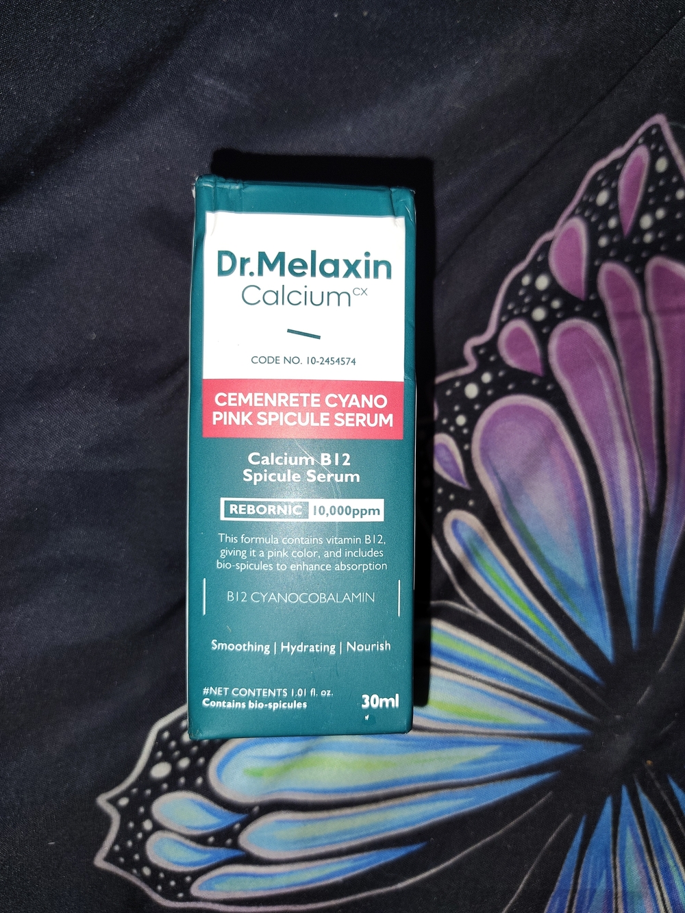 Dr.Melaxin Cementre Cyano Calcium B12 Pink Spicule Serum 30ml NIB